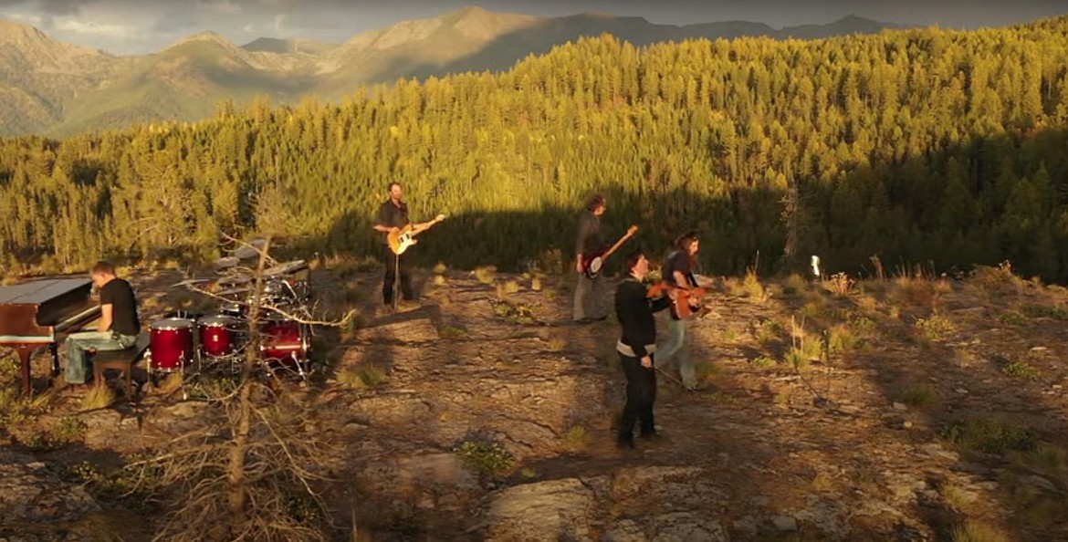 A still from the top of Crane Mountain on the Marshall Catch band's YouTube video "Chasing Ghosts and Dreams" — videography by Picture Montana