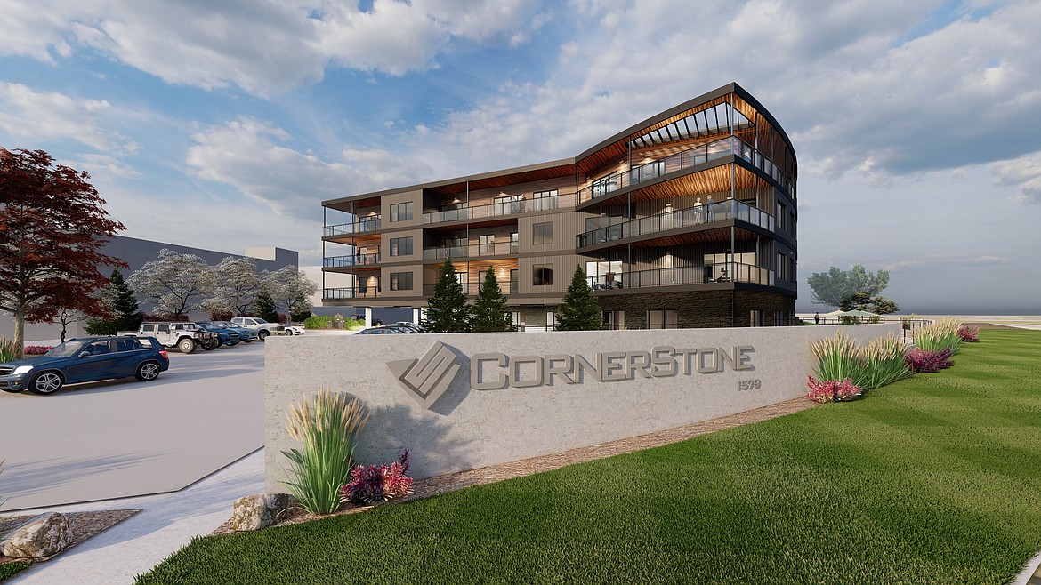 Rendering of the CornerStone project by Architects West.