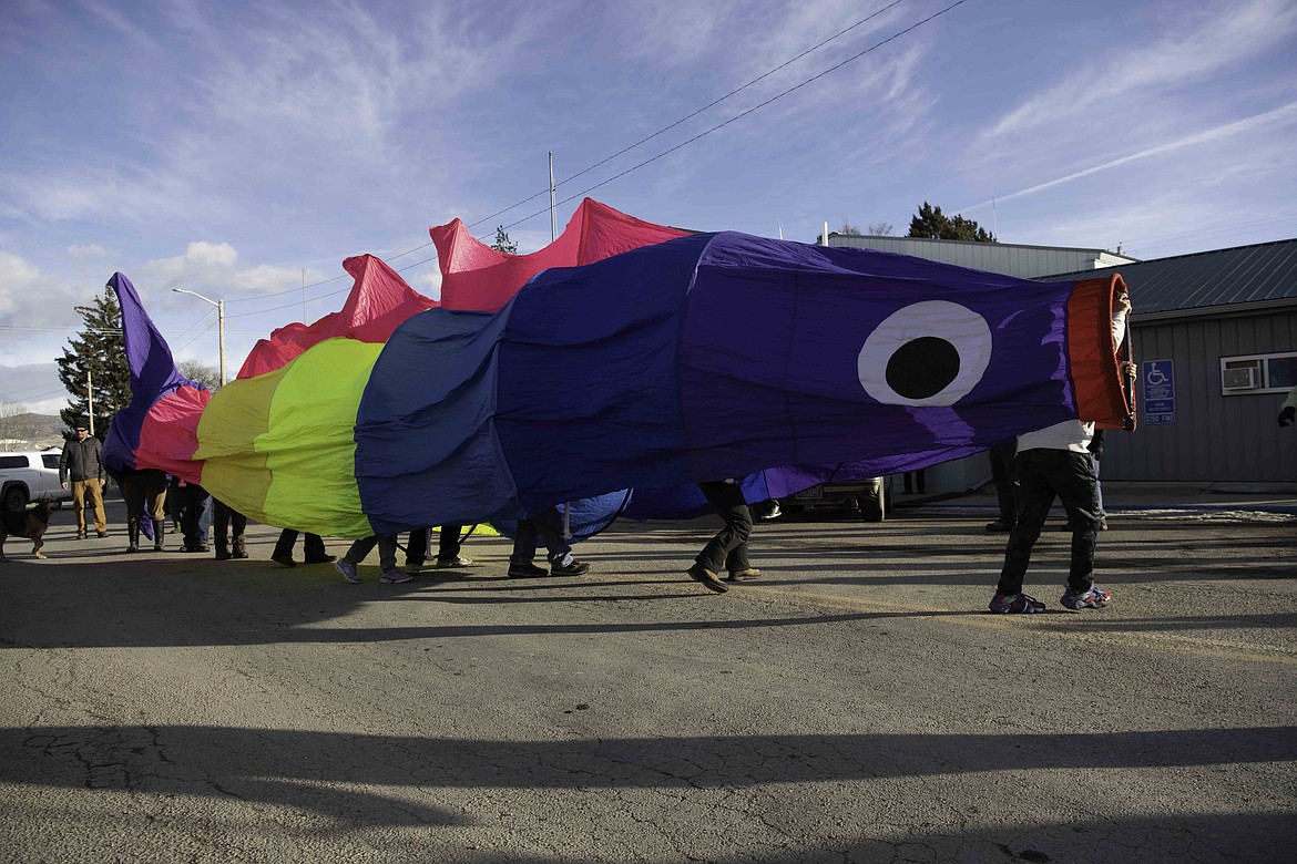 Hot Springs residents celebrate the Chinese New Year with a parade and potluck. (Tracy Scott/Valley Press)