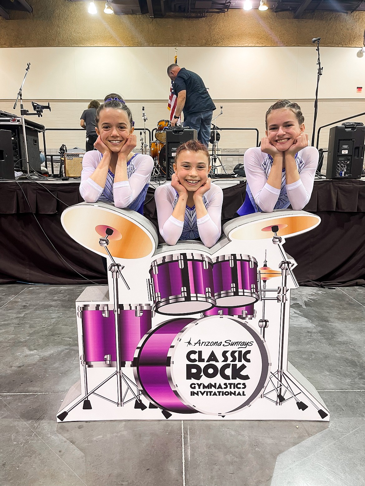 Courtesy photo
Avant Coeur Xcel Platinums at the Classic Rock Invitational in Phoenix, Ariz., last weekend. From left are Kate Mauch, Sage Kermelis and Delaney Adlard.