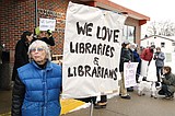 Readers rally for library