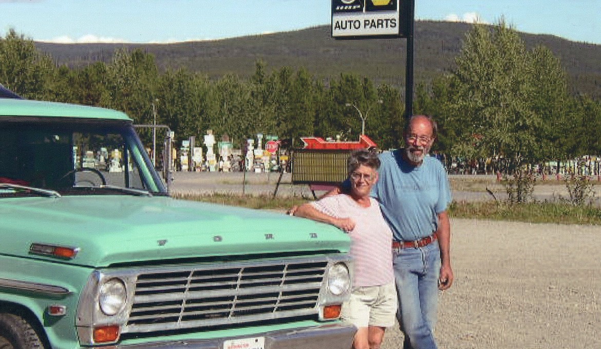 Chuck and Linda Smith on one of their many adventures during a road trip in 2008.