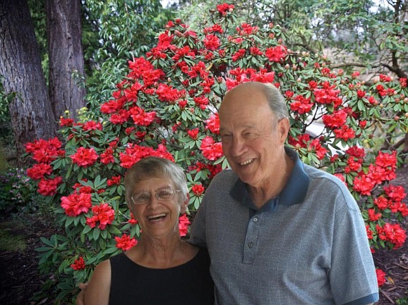Chuck and Linda Smith, while on a road trip across Australia, in 2003. Married for 57 years, the couple had traveled to Post Falls in 1964 to be married by late Justice of the Peace, Gretchen Rollins. Following Linda's passing, Chuck was compelled to come back to Post Falls to re-visit the places he'd been with his beloved wife, on their wedding day.