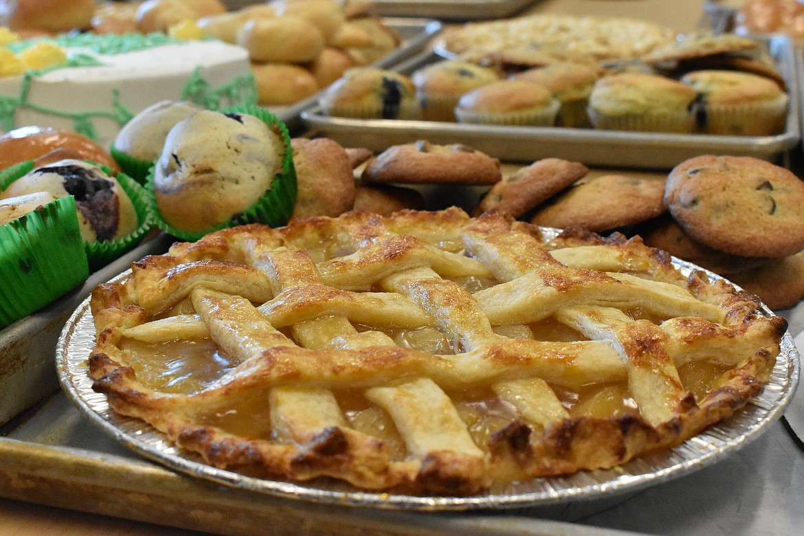 Once the time was up, competitors in the SkillsUSA regional commercial baking contest placed their items on trays for judges to sample.