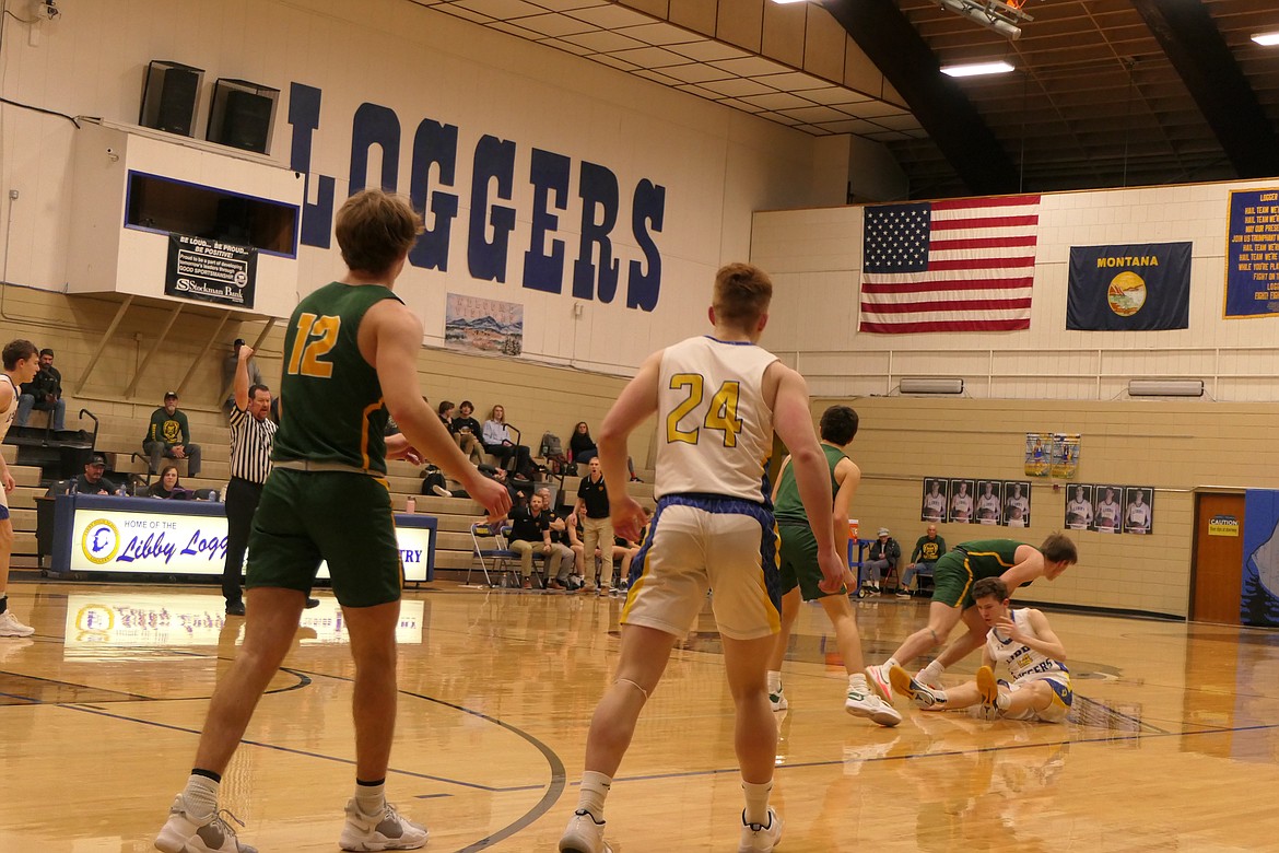 The Libby Loggers bested conference rival Whitefish in a 48-31 win on Feb. 10 (Jim Dasios for The Western News)