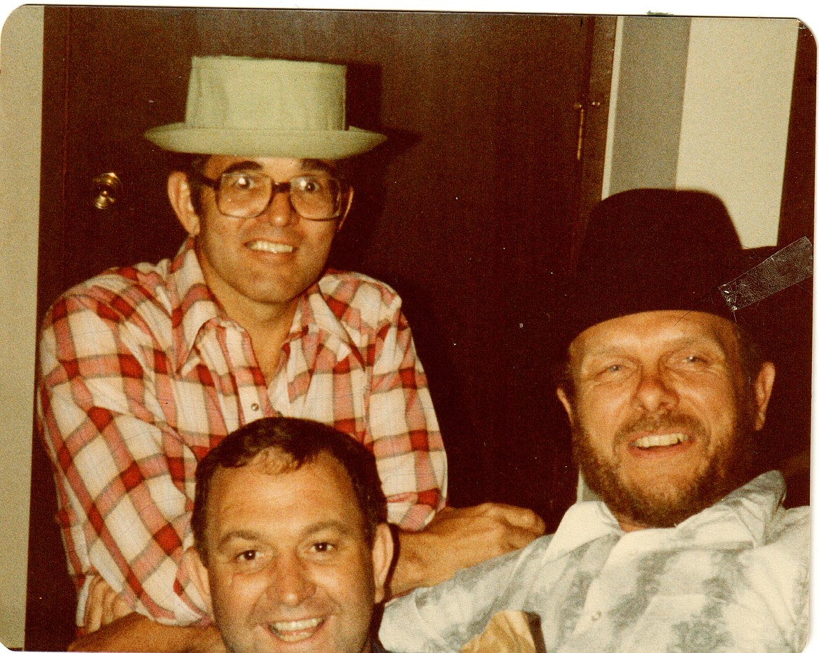 Coach Drager with Bob Donohue and Bud Koski during their Great Alaskan Adventure.