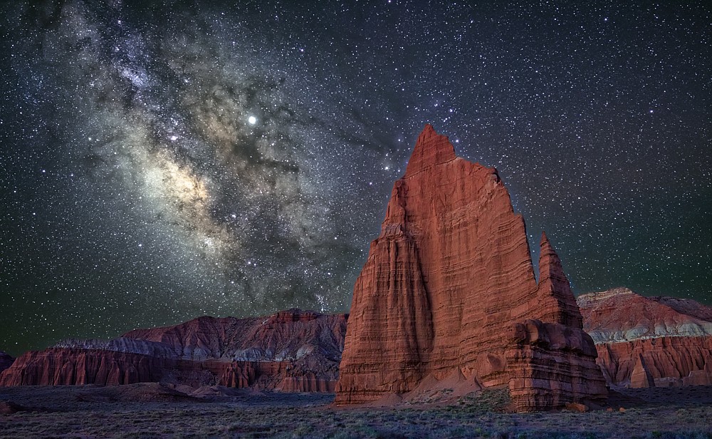 The night sky in Capitol Reef National Park. (Imma Barrera photo)