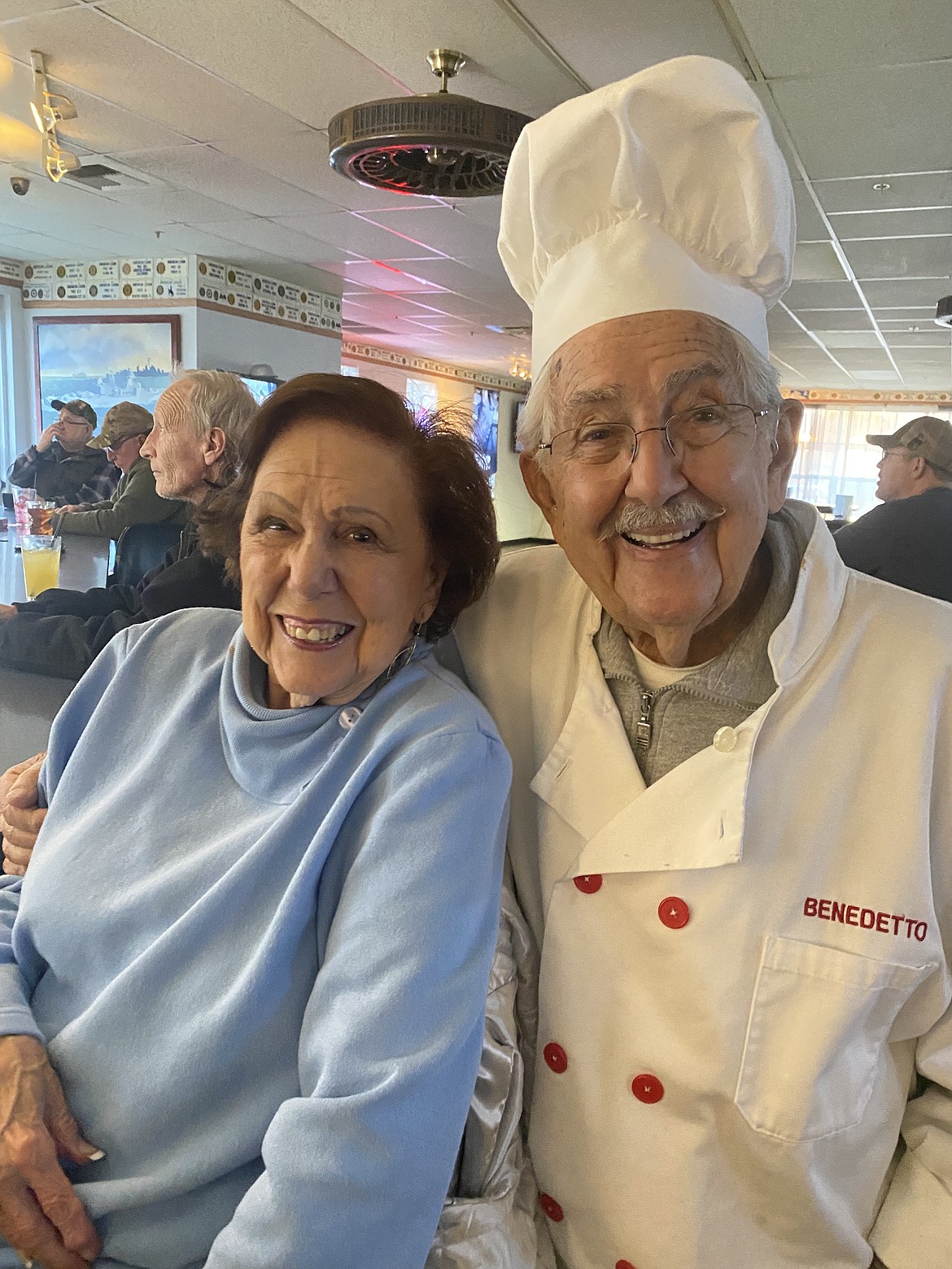 Adeline and Ben Mammina are both Sicilian. Drawing on his heritage, Ben prepares an authentic feast every Thursday for Ben's Italian Night at the American Legion Post 143, in Post Falls.