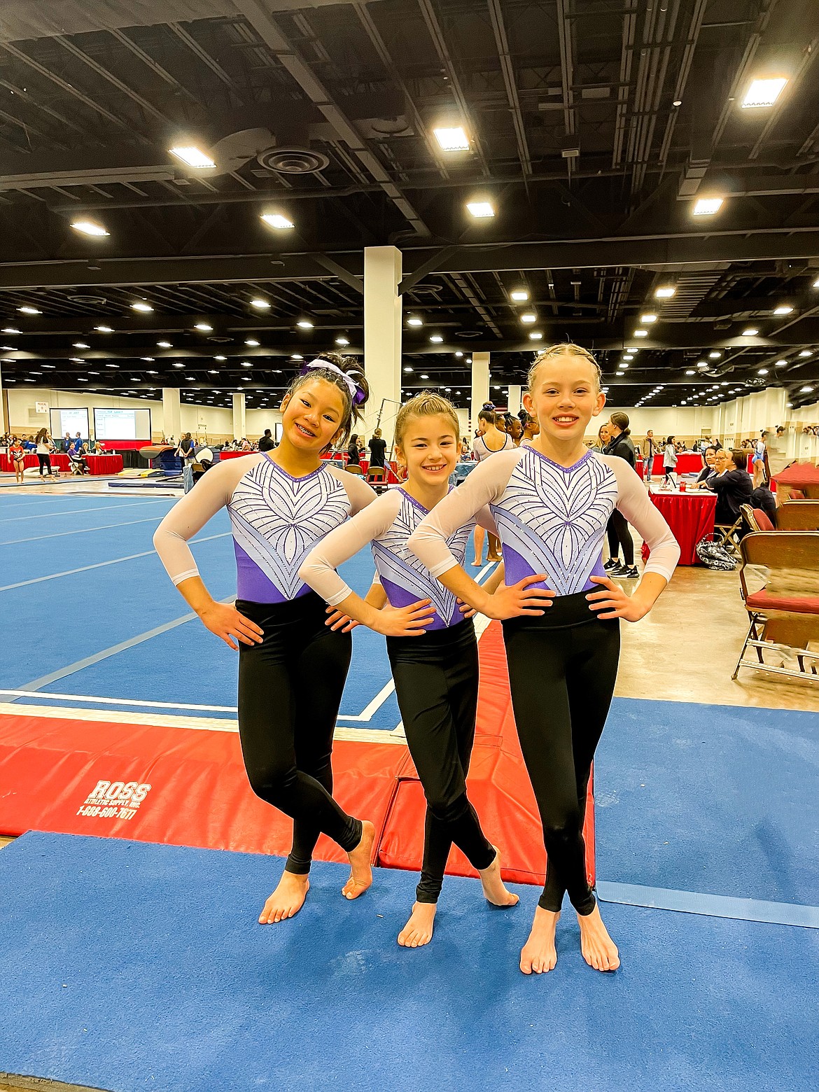 Courtesy photo
Avant Coeur Level 7s at the Metroplex Challenge in Fort Worth, Texas. From left are Jeralyn Norris, Georgia Carr and Avery Hammons.