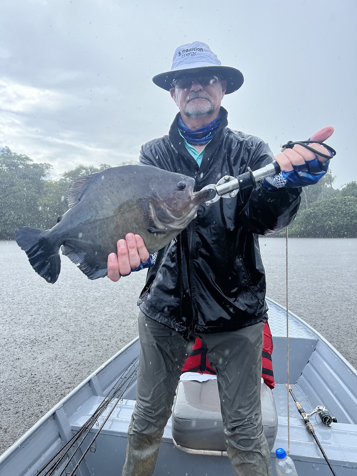 Jacobson caught this piranha during his trip to Brazil and managed to hang onto all 10 fingers.