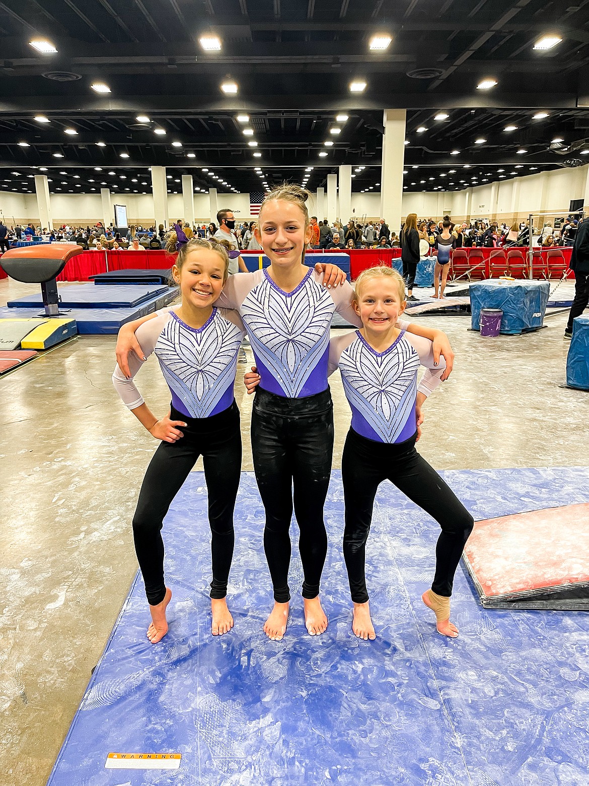 Courtesy photo
Avant Coeur Level 8s at the Metroplex Challenge in Fort Worth, Texas. From left are Brynlynn Kelly, Kayce George and Piper St John.