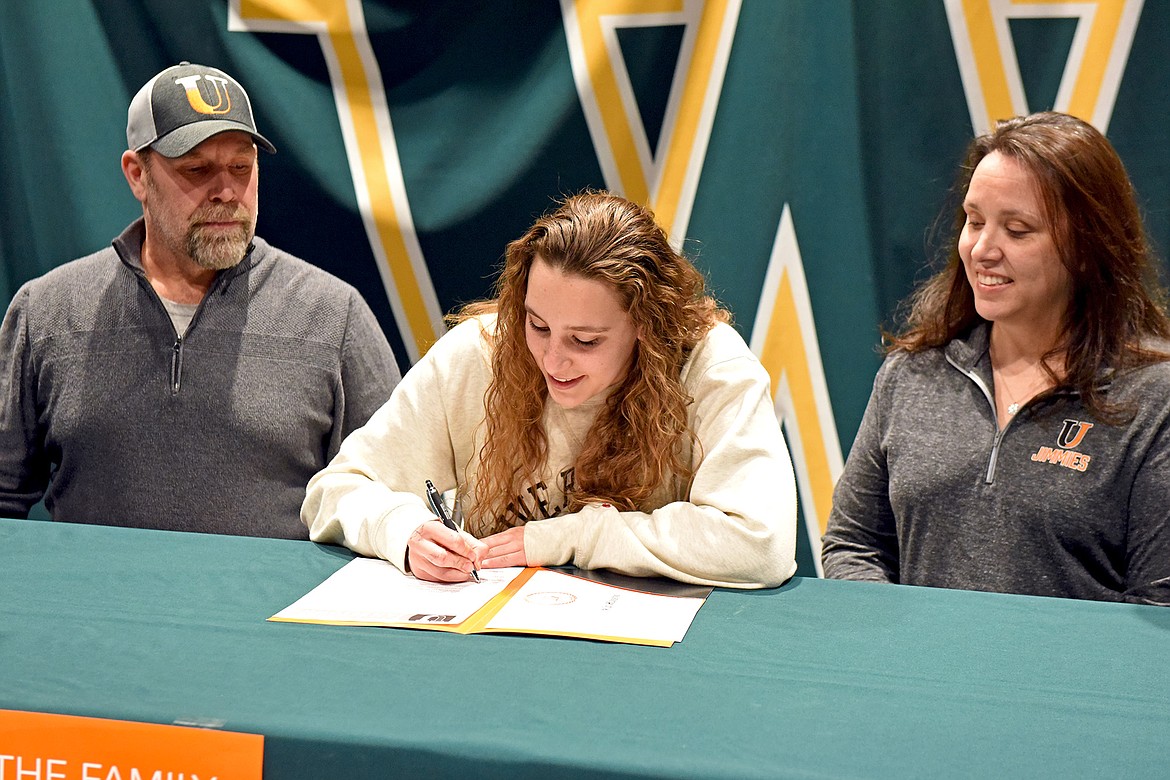 Whitefish senior Nia Hanson signed with the University of Jamestown in North Dakota for swimming. (Whitney England/Whitefish Pilot)