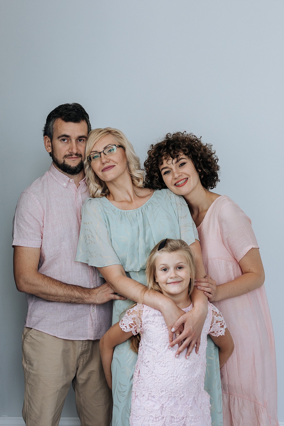 A 2019 photo of the Vladovska family from left, top row: Vlad, Helen and Annie. Bottom row: Annamarie. Annie Vladovska, an international student from Ukraine, just finished at North Idaho College. Her family is evacuating from Ukraine after the Russian invasion. Photo courtesy of Annie Vladovska