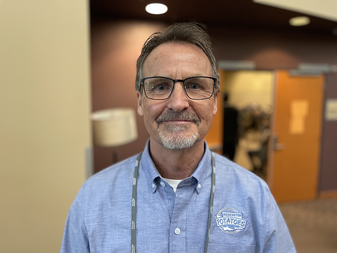 Chris Voigt, executive director of the Washington State Potato Commission, in between sessions at this year’s Washington-Oregon Potato Conference in Kennewick in late January.