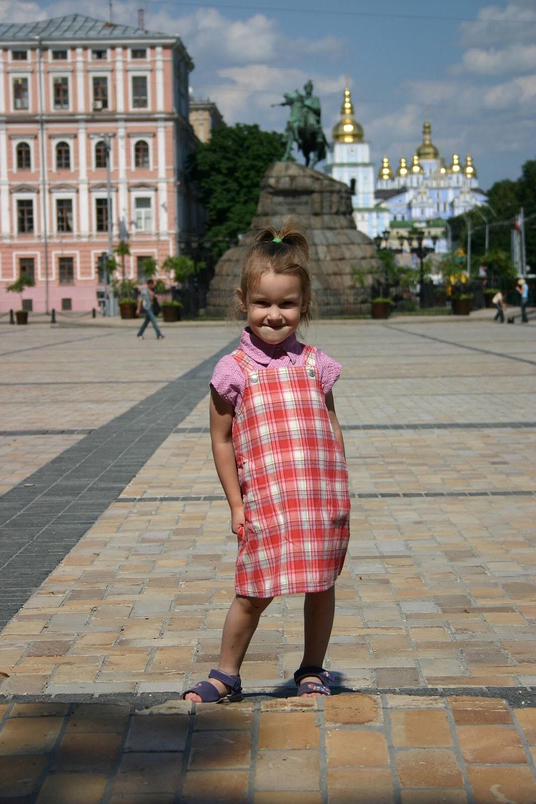 A young Annie Vladovska in her birth country of Ukraine. Valdovska just transferred from North Idaho College to a university in California to study film directing. Photo courtesy of Annie Vladovska
