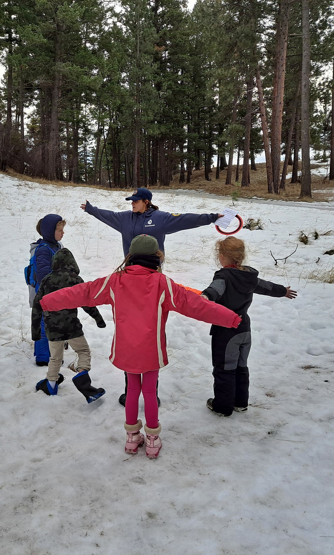 Cub Scouts explored Lone Pine State Park with park ranger Julia Smit on Cub Scout Winter Day Feb. 19.