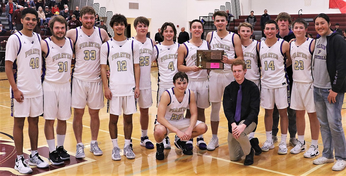 The Polson Pirates finished third at the Western B divisional tournament at Hamilton and will be the West No. 3 seed at the state tournament March 9-12 in Missoula. (Courtesy of Bob Gunderson)