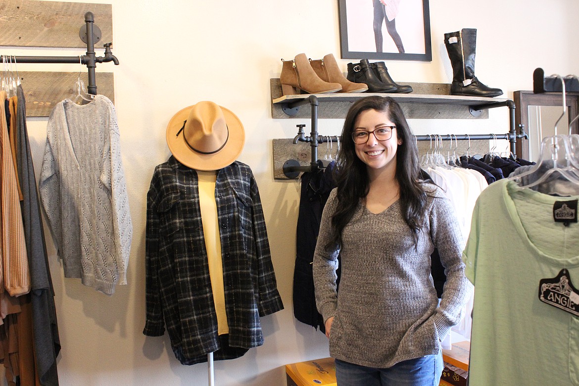 Adorned owner Melina Frechette said she's had issues getting product in a timely manner. She said her goal for the boutique is to provide affordable fashion to her local customers. (Taylor Inman/Bigfork Eagle)