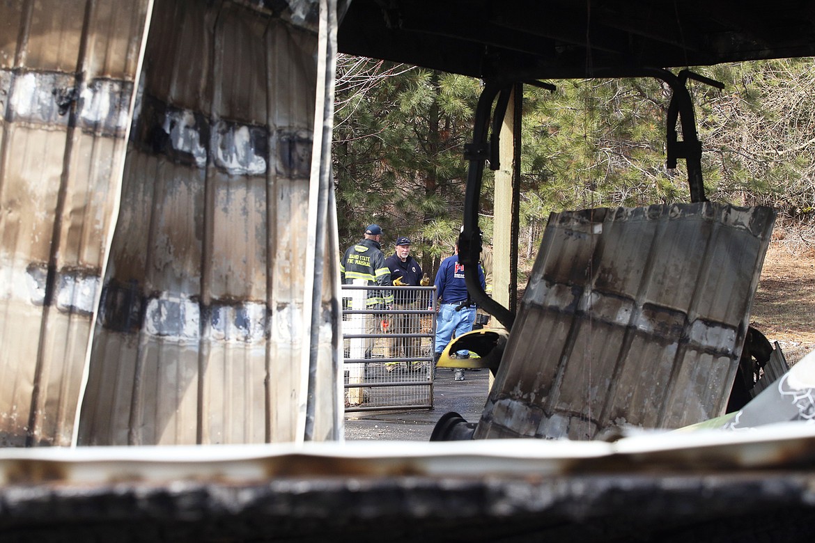 The Kootenai County Sheriff's Office responded Monday night to a report of a structure fire in Hauser Lake. At the scene, they discovered that two people had been shot. BILL BULEY/Press