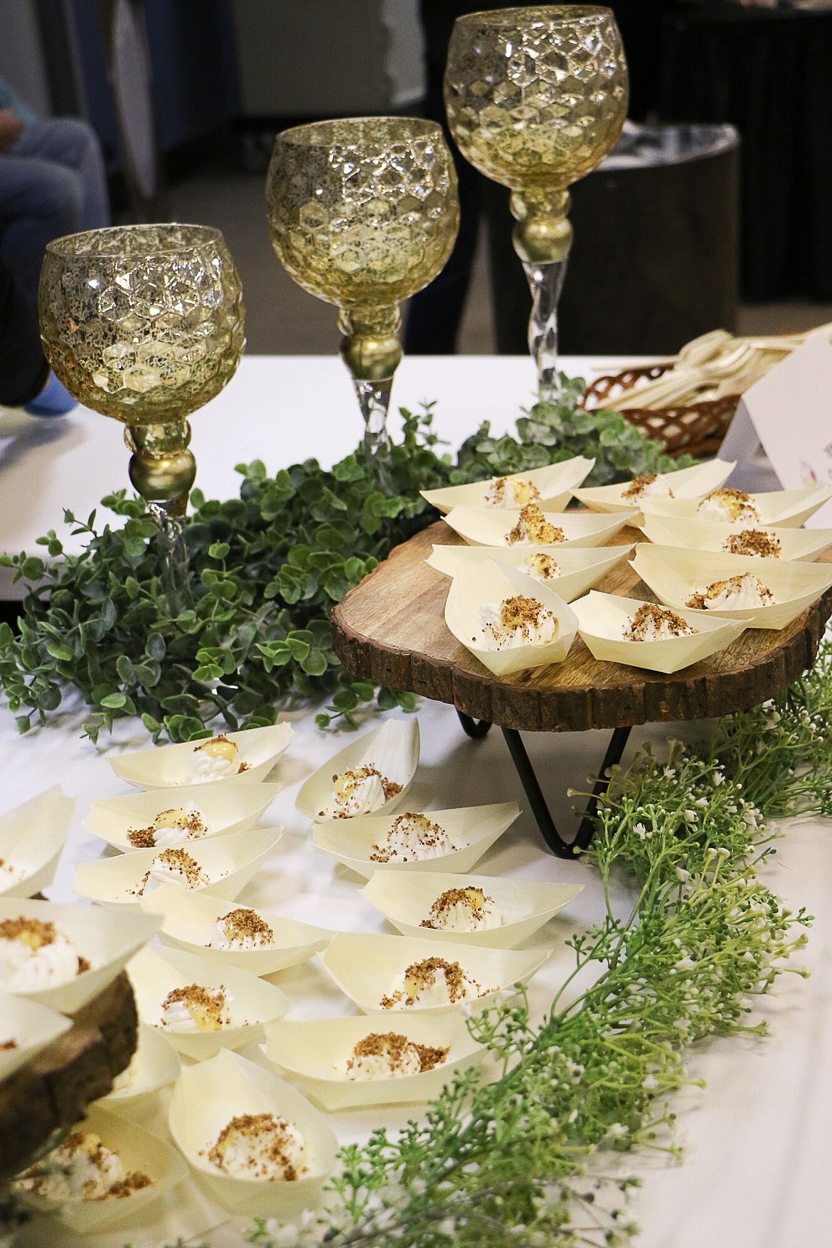 Some of the many appetizers served at the annual Post Falls Education Foundation's, Wine, Stein and Dine event. The 25th anniversary celebration is this Saturday from 7-10 p.m. at the Greyhound Park and Event Center in Post Falls.