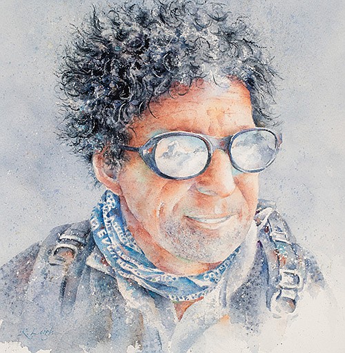 Local artist Karen Leigh took the first place Watermedia Award in the 2021 Montana Watercolor Society’s annual national juried exhibition for her painting "The Mountaineer."