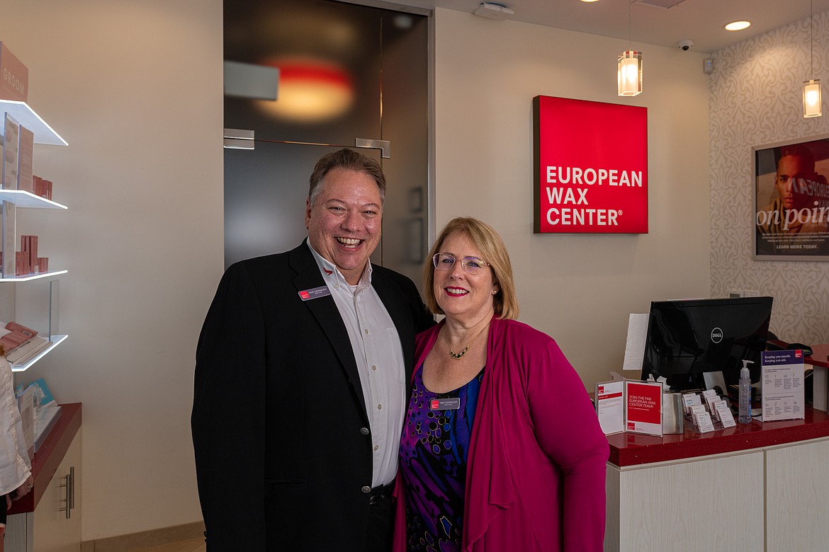 European Wax Center owners Dave and Tami Cavanaugh.