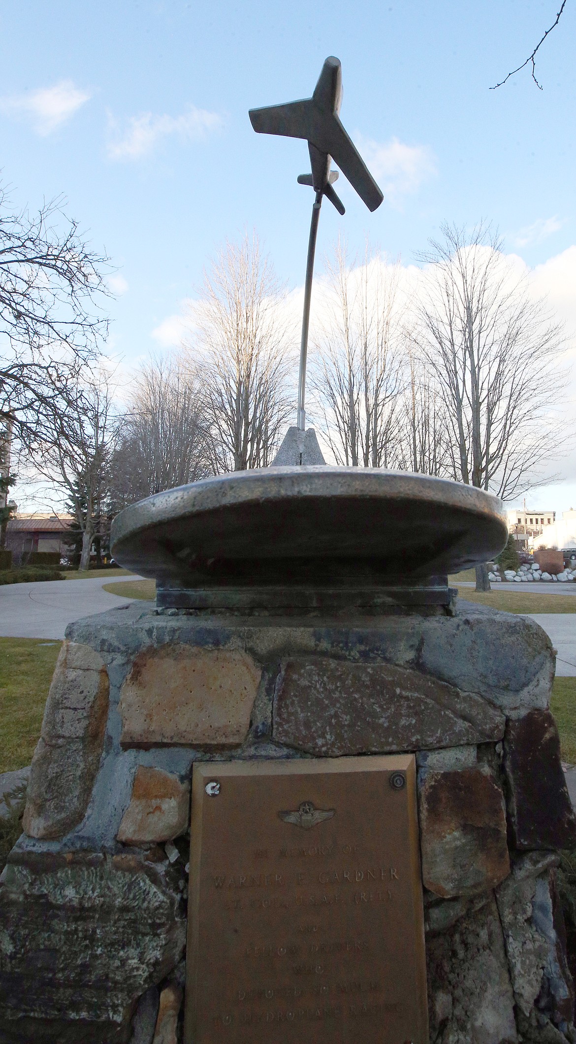 A fundraiser to repair the memorial for Lt. Col. Warner Gardner near The Coeur d'Alene Resort is underway.