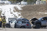 Chain reaction wreck on Highway 40