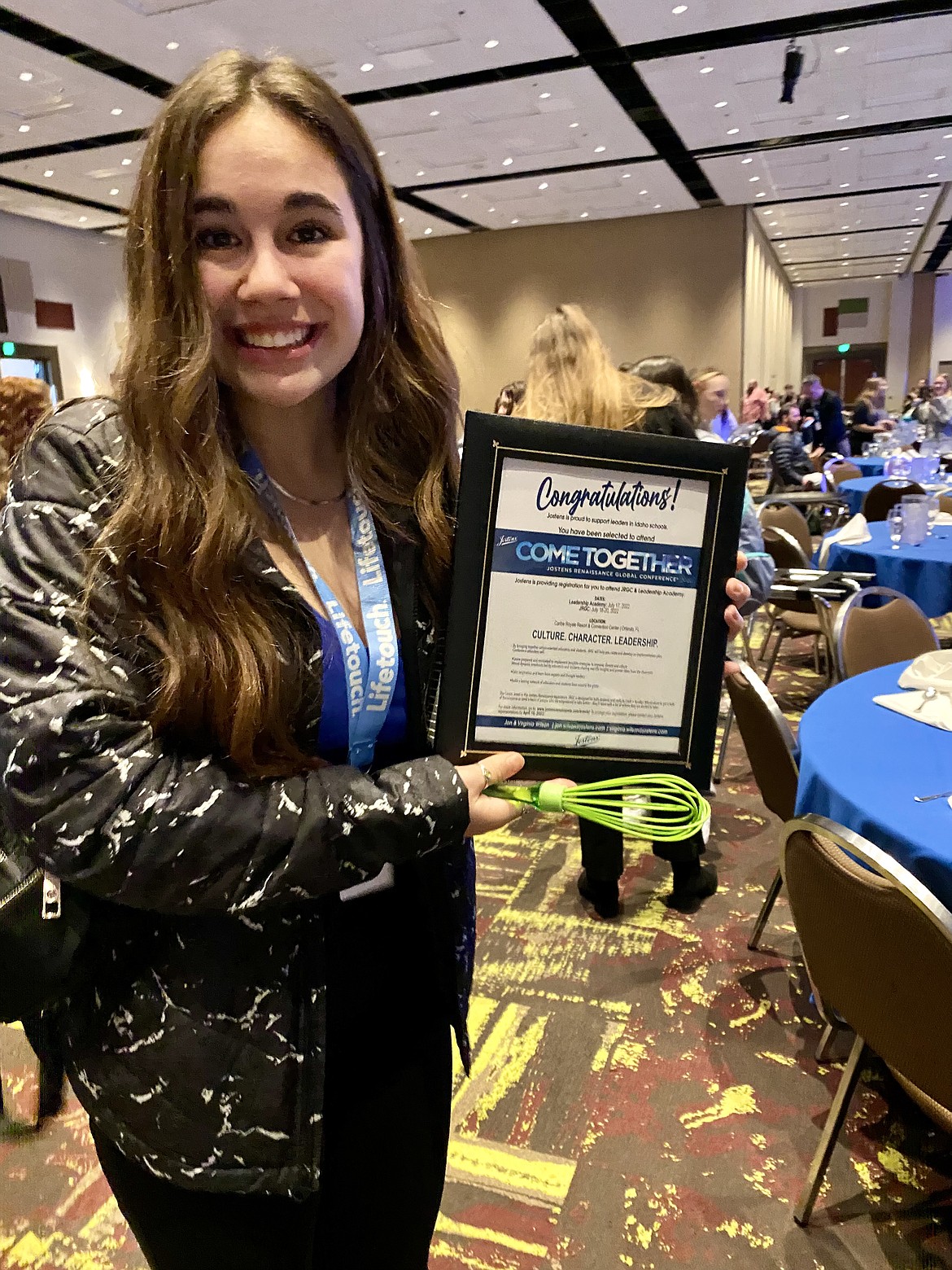 Coeur d'Alene High School Associated Student Body secretary and junior, Gracie Shawver was elected to President for Region 1 and 2 for the Idaho Association of Student Councils, along with an invite to a leadership conference in Florida. Courtesy photo