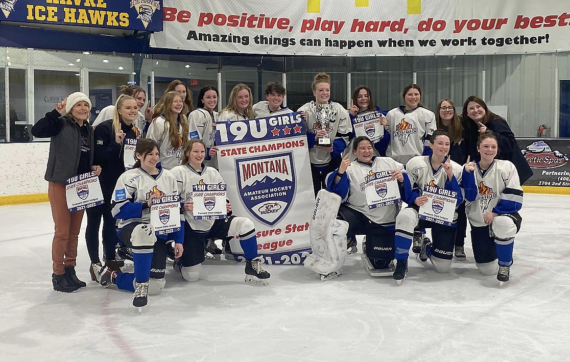 The Flathead Fusion 19U girls team became the Treasure State League state champions last week in Missoula. (Courtesy photo)