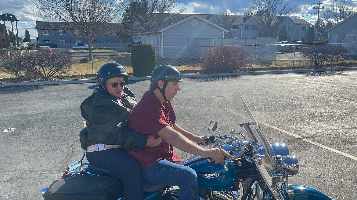 Edna Watkins celebrated her 102nd birthday with her first motorcycle ride.