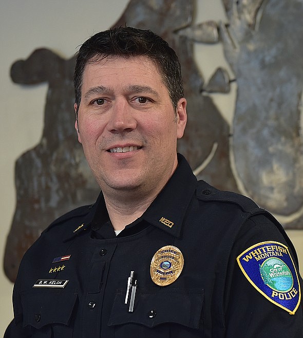 Whitefish Chief of Police Bridger Kelch. (Julie Engler/Whitefish Pilot)