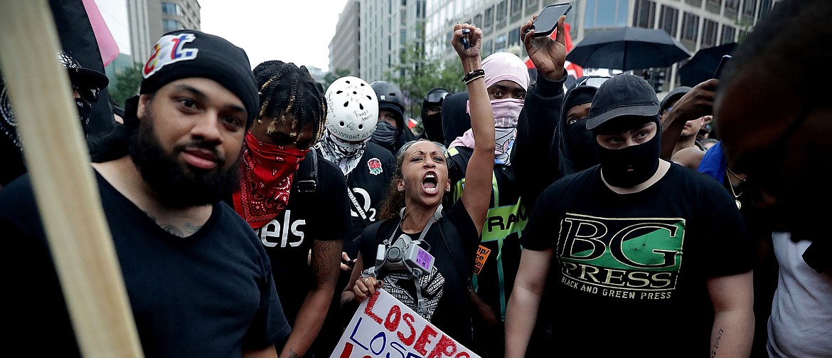 Many Antifa members dress in black clothing, and wear masks to hide their identity from law enforcement.