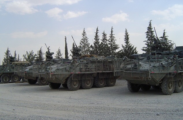 Stryker vehicles