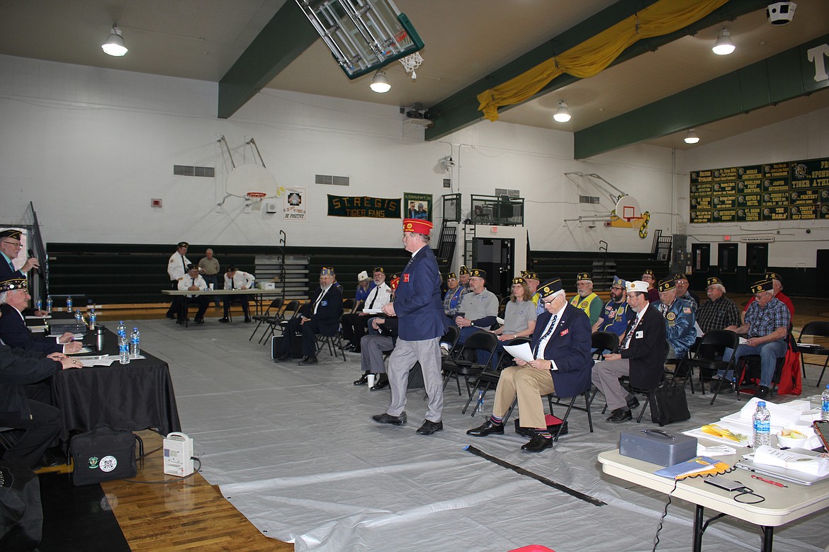 The American Legion District 5 conference in St. Regis last week. (Monte Turner/Mineral Independent)