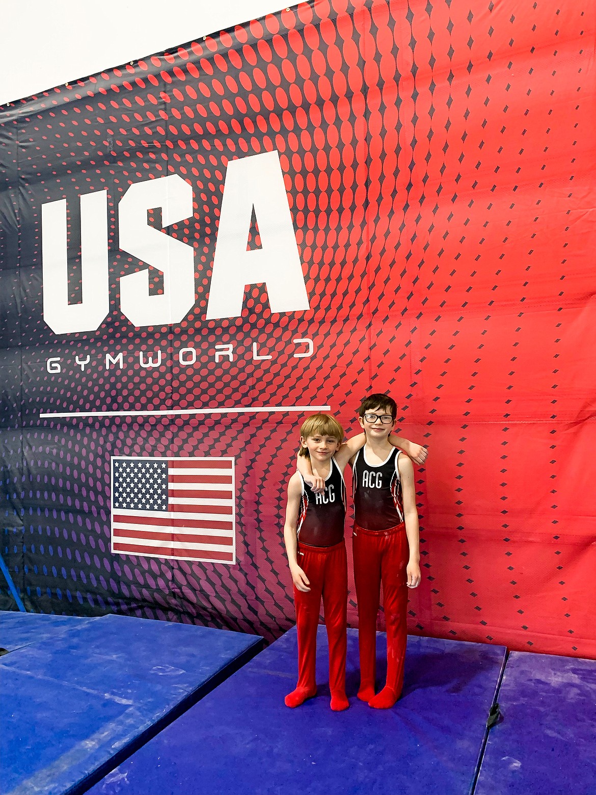 Courtesy photo
Avant Coeur boys Level 3s at the Idaho state gymnastics championships in Moscow. From left are Owen Wilcox and Ray Brown.