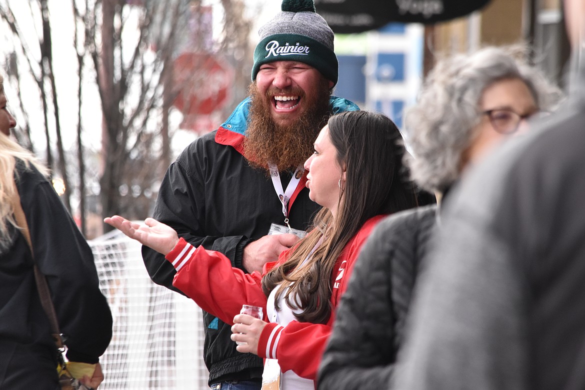 Smiles were contagious at the Brews & Tunes event in downtown Moses Lake on March 19. The event was hosted by the Downtown Moses Lake Association and featured a dozen breweries.