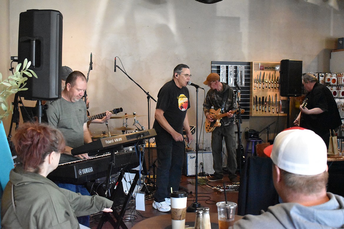 Lake City Blues was the ‘tunes’ performing at Michael’s Market & Bistro for Brews & Tunes on March 19.