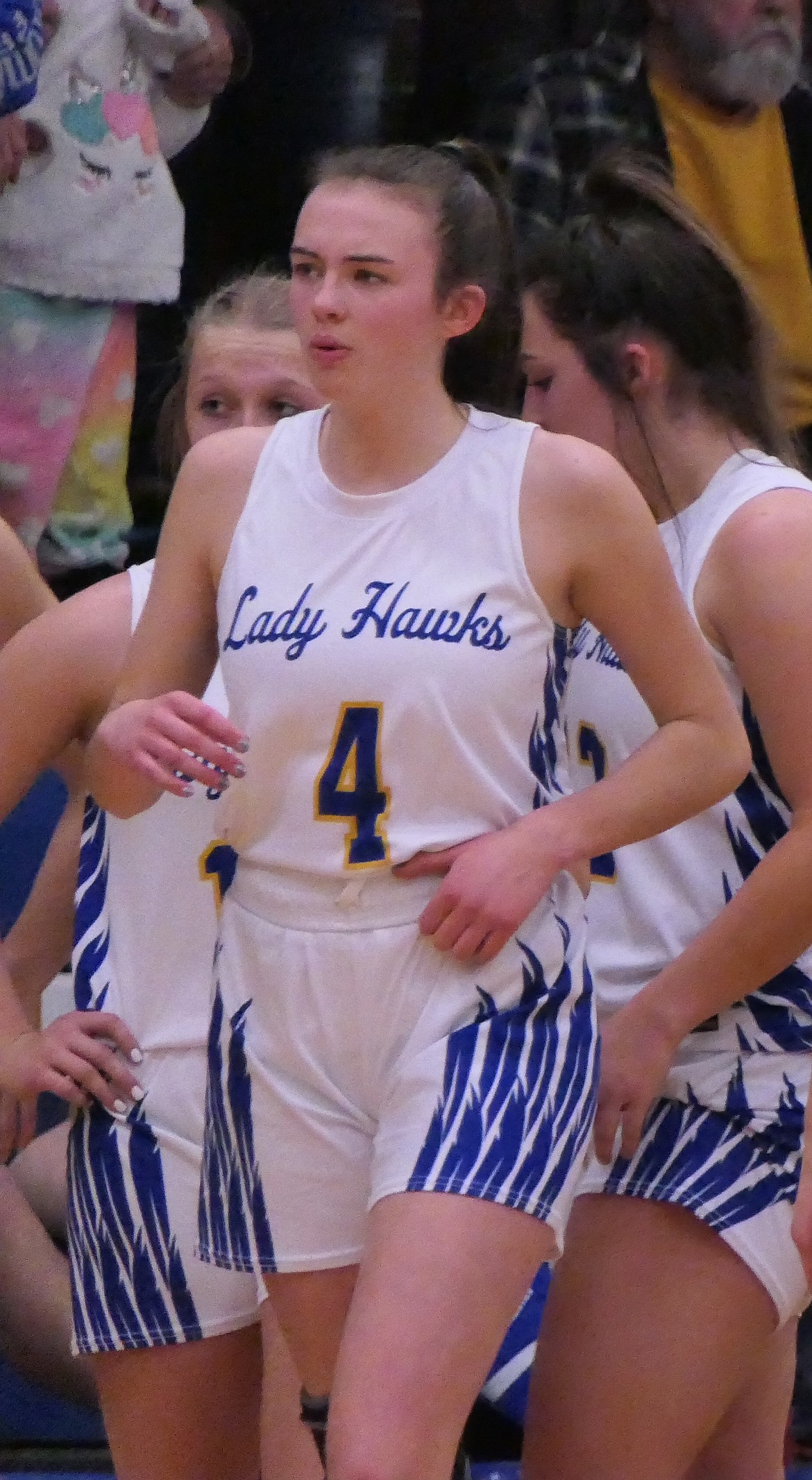 Junior forward Ellie Baxter was recently named to the Class B All-State team as well as the Western 7B girls first team for the 2021-22 season.   (Chuck Bandel/Valley Press)