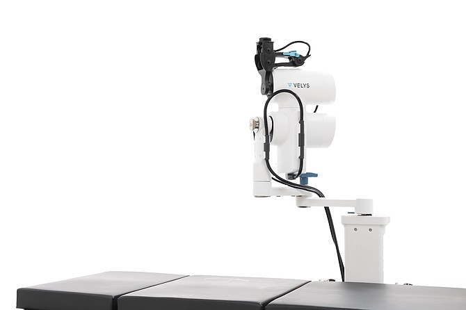 The VELYS Robotic-Assisted Solution indicated for use with the ATTUNE Knee System for total knee arthroplasty.