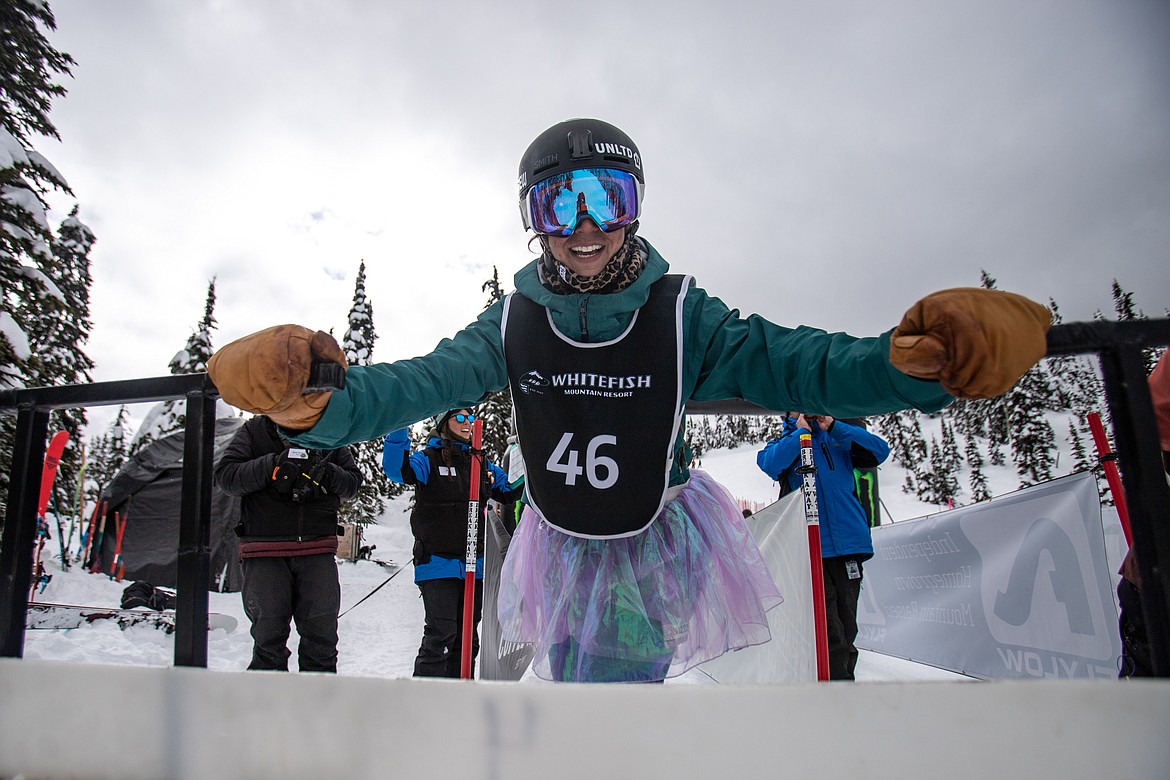 Emotions were high at the starting gate for Sunday's competitors. (JP Edge photo)