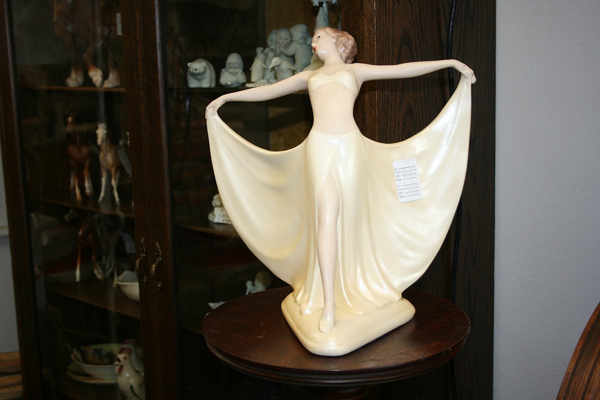 Vintage figurines, such as this one at Roost Vintage in Moses Lake, are perennially popular decorating choices.