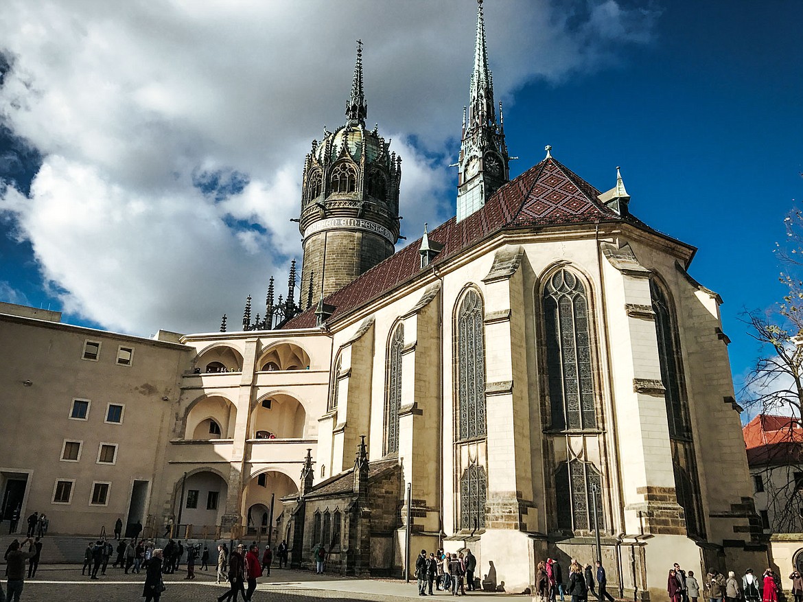 Wittenberg Castle Chapel in Saxony, Germany, where Martin Luther is said to have posted his 95 Theses.