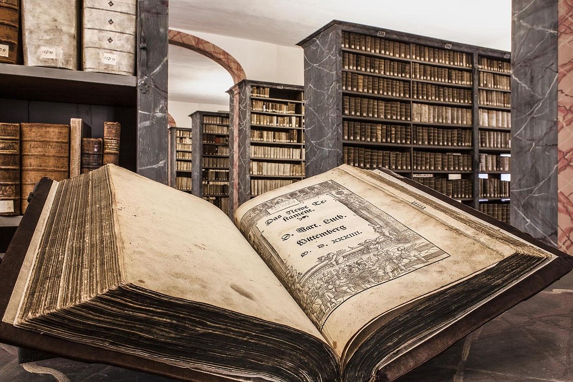 Martin Luther translated the New Testament into German in 11 weeks, for the first time bringing a Bible to the German people that they could understand, at a time when the printing press was invented.