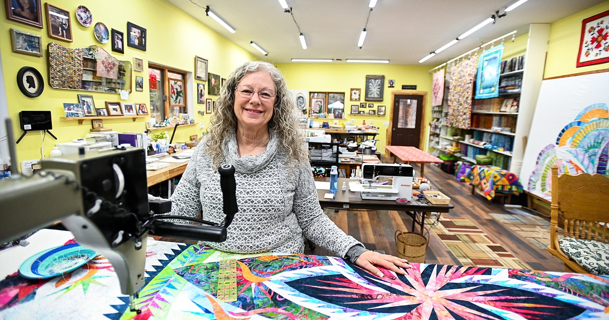 Carol Bean creates in quintessential quilter’s studio Daily Inter Lake