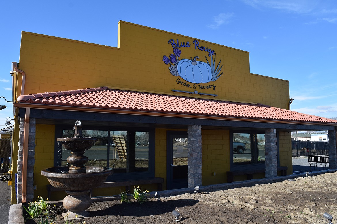 The exterior of Blue Rouge Garden and Nursery at 2114 W. Broadway, which formally opened last week. The locally-owned business offers a wide variety of plants and gardening supplies and features a place for those waiting on gardeners an oasis with snacks and beverages.