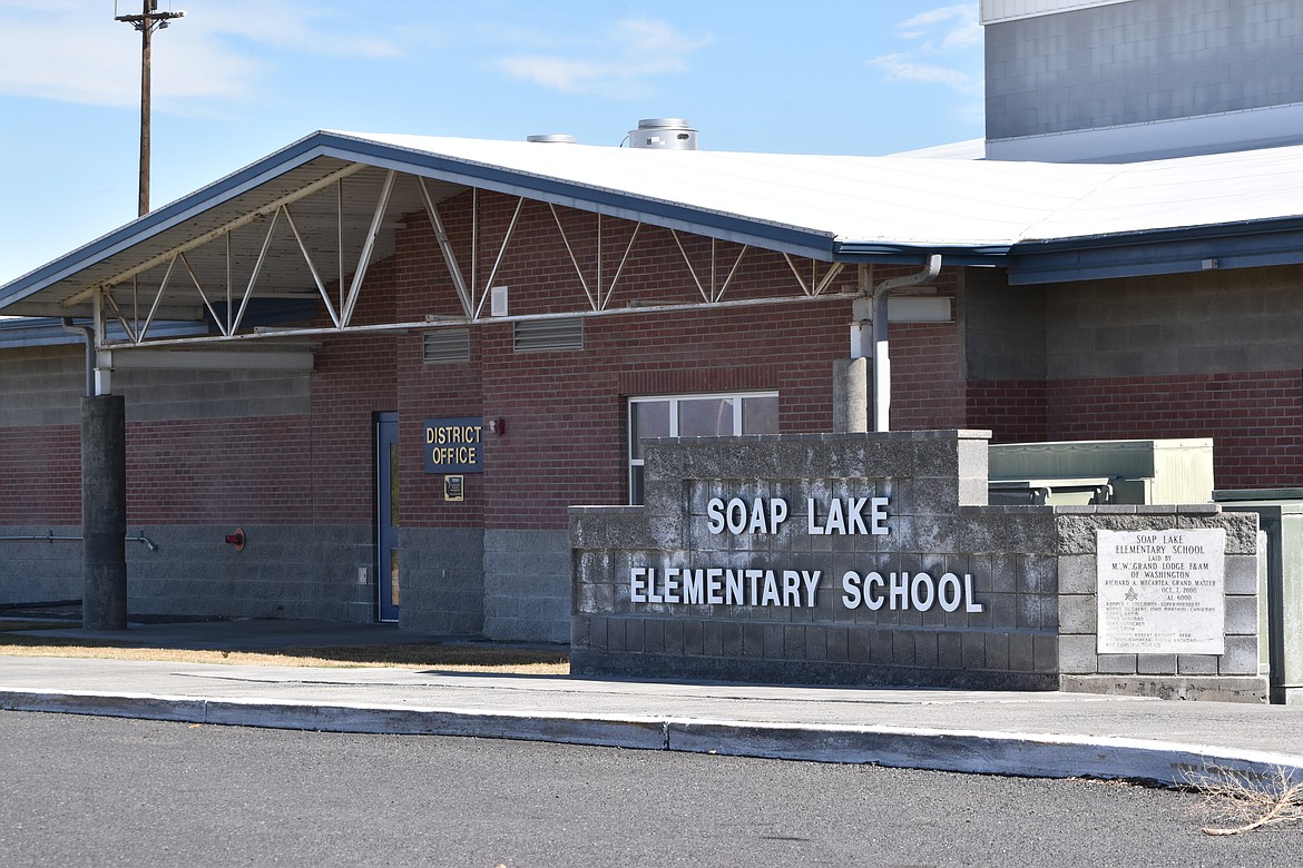 The Soap Lake School District Office is located in the Soap Lake Elementary School building at 410 Gingko St. S.