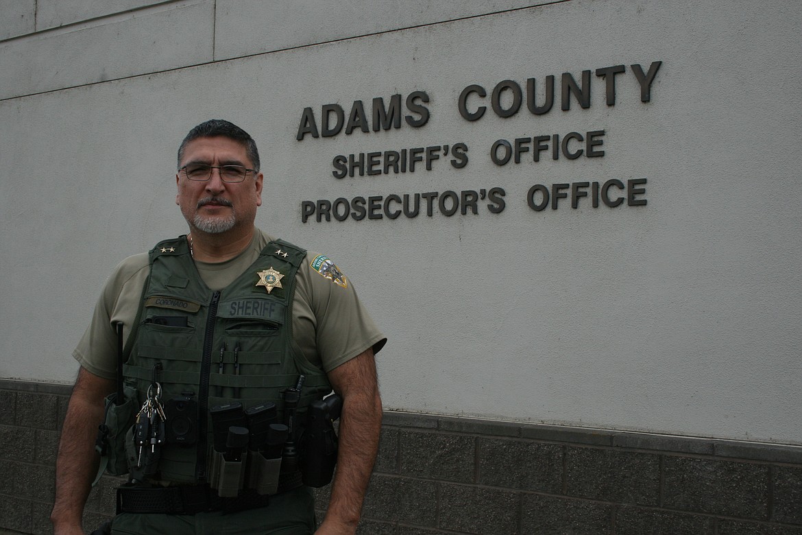 Adams County Undersheriff Adolfo Coronado said he loves to coach. He was named Central Washington Athletic Conference girls basketball coach of the year earlier this month.