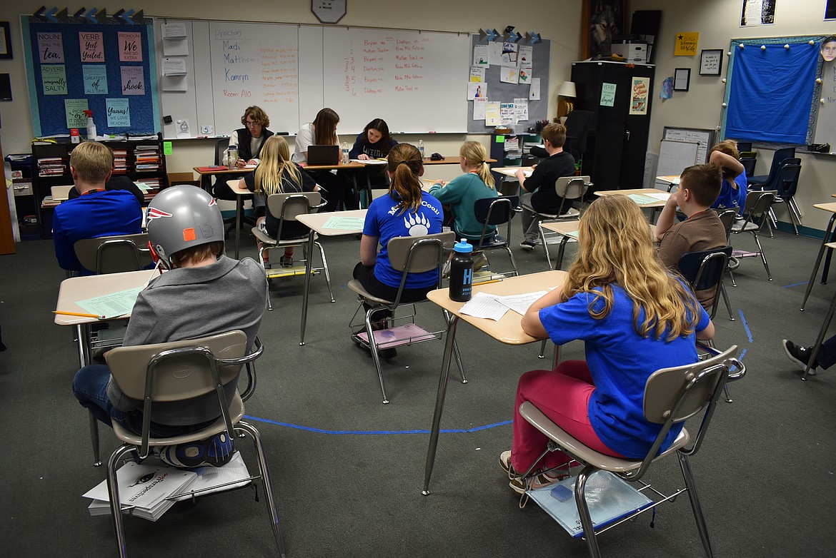 Over 200 fourth and fifth graders competed in the annual Math is Cool competition at Lake City High School on March 18. Photo courtesy of the Coeur d'Alene School District