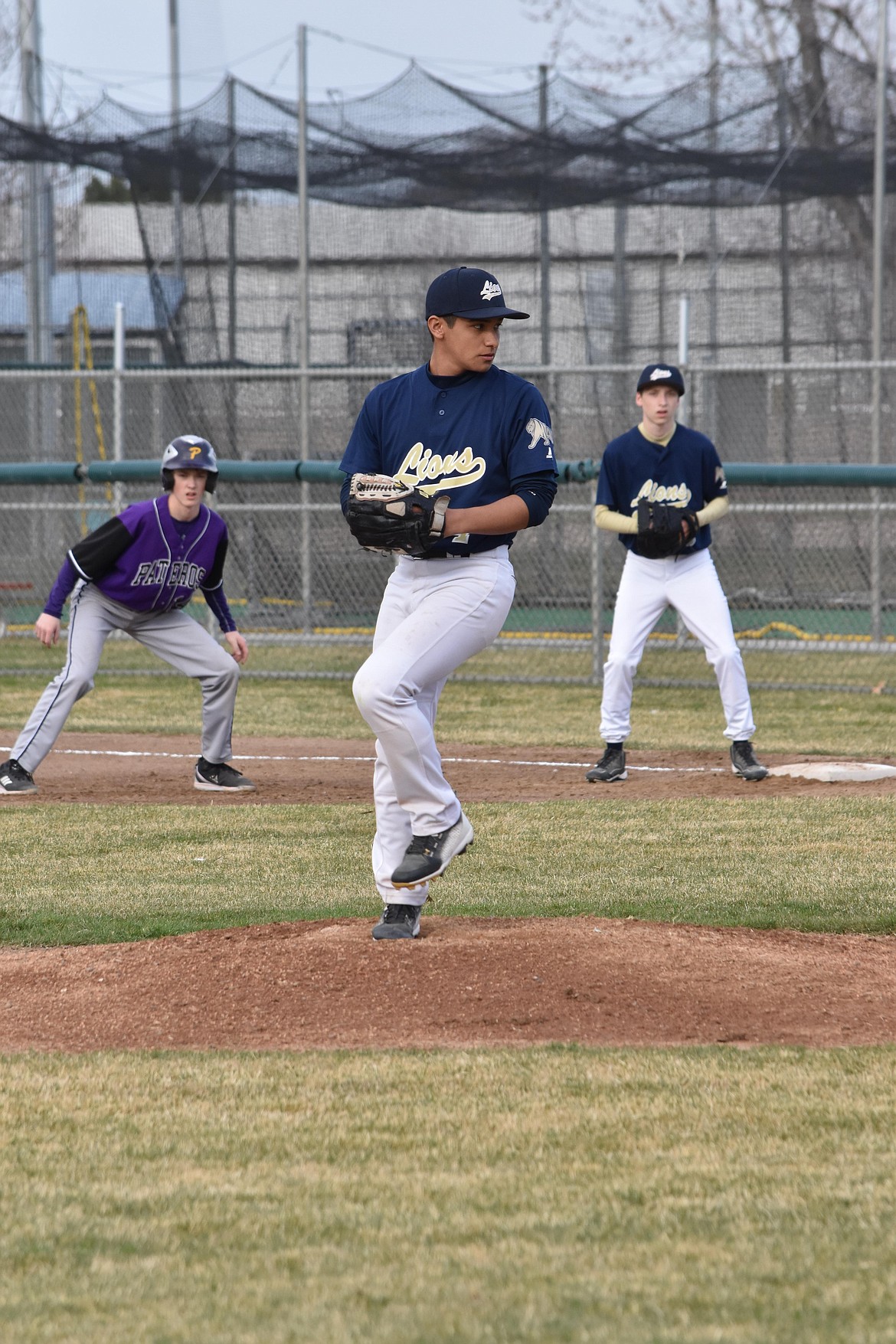 MLCA/CCS senior David Chavez is the pitcher for the Lions this season. The Lions haven’t fielded a team for the last five years and Chavez is helping to restart the school’s tradition.